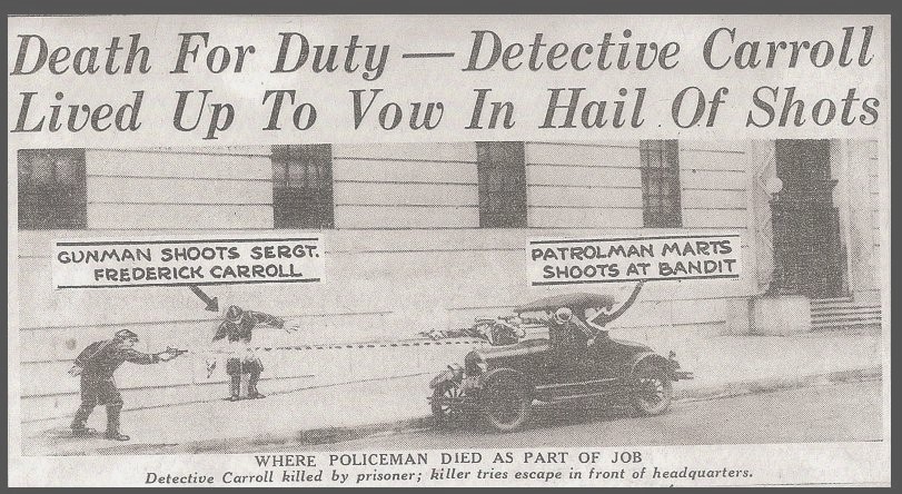 1928 Det Sgt Joseph Carroll 1-E