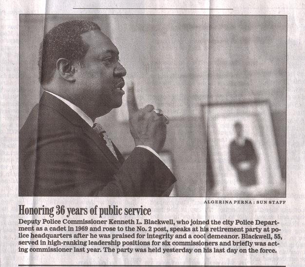 deputy commissioner kenny blackwell