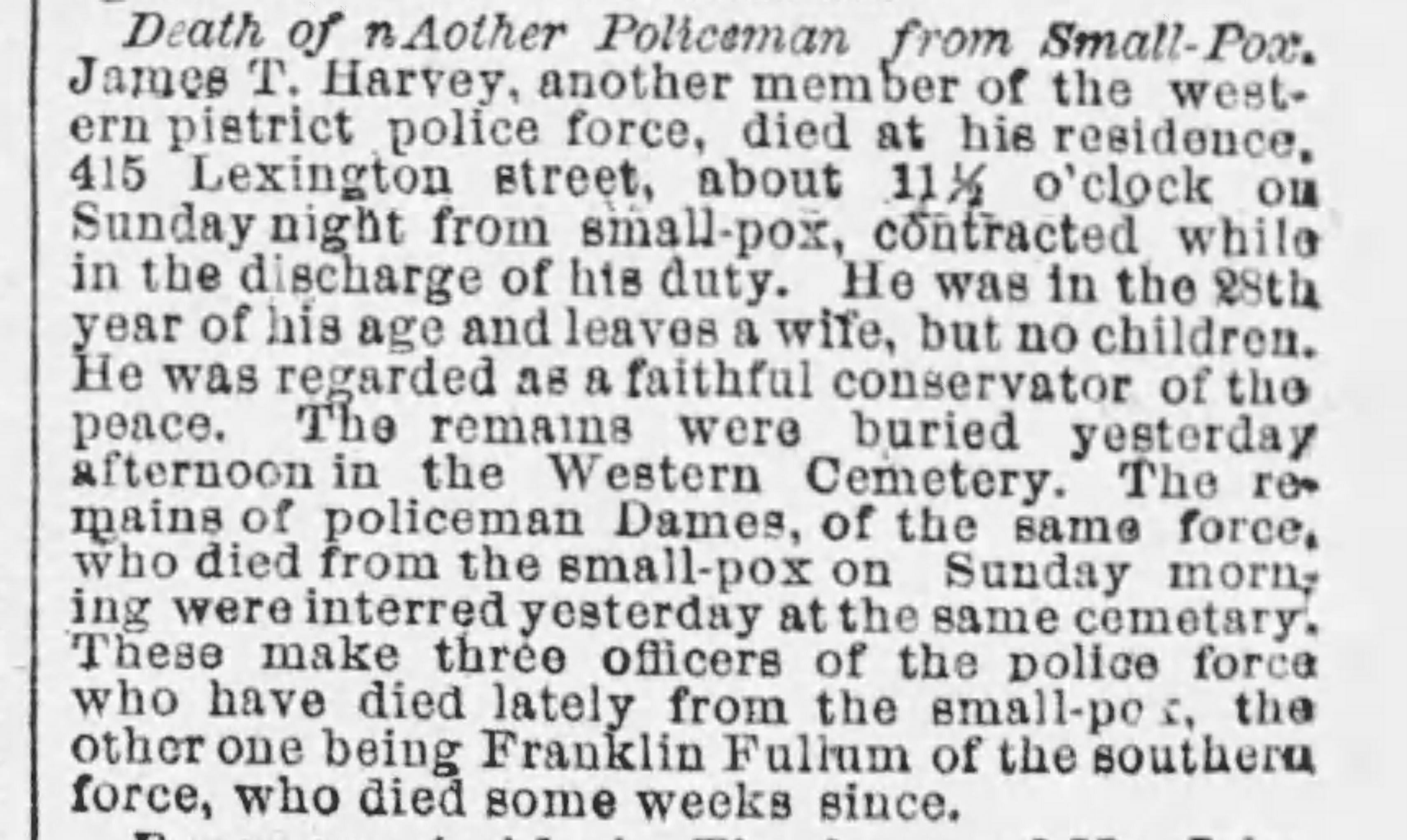 The Baltimore Sun 1873 01 14 1