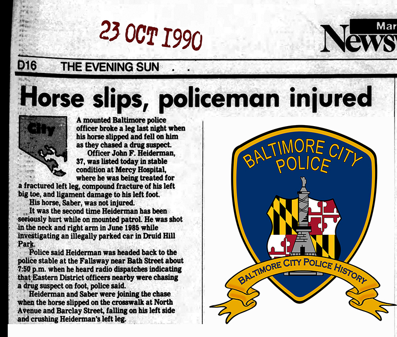 1990 The Evening Sun Tue Oct 23 1990 JH 72