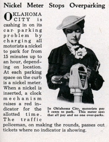 nickel parking meter