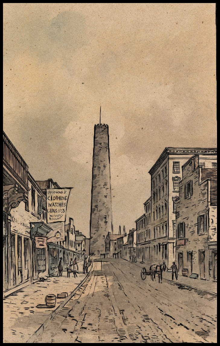 shot tower sketch